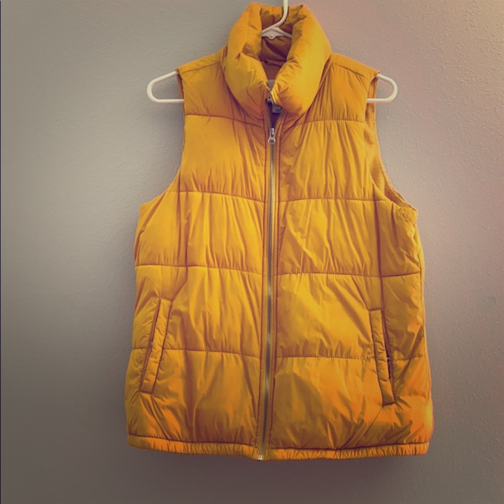 Old Navy—Yellow Puffer Vest